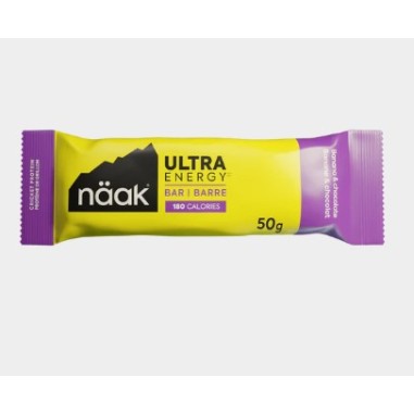 Barres ENERGETIQUE NAAK ULTRA ENERGY  180 Calories Banane et Chocolat 50g 2024