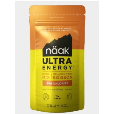 Boissons ENERGETIQUE NAAK ULTRA ENERGY DRINK MIX Pêche/Abricot 250 Cal 72 g 2024