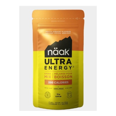 Boissons ENERGETIQUE NAAK ULTRA ENERGY DRINK MIX Pêche/Abricot 250 Cal 72 g 2024