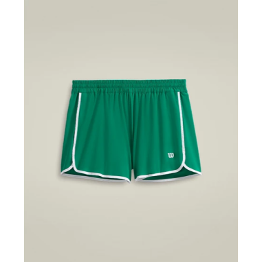 Short WILSON Femme TEAM SHORT Vert / Blanc PE 2024