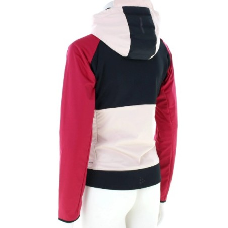 Veste à capuche Running CRAFT Femme PURSUIT THERMAL JKT Noir / Rose 2022