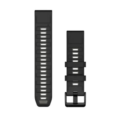 Accessoires Bracelet Montre GARMIN QUICKFIT 22 mm Silicone Noir 2025