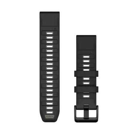 Accessoires Bracelet Montre GARMIN QUICKFIT 22 mm Silicone Noir 2025