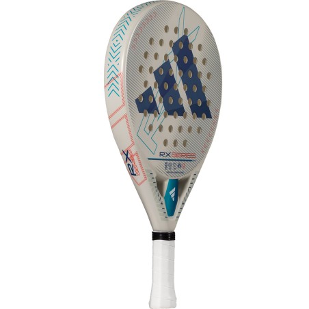 Raquette Padel ADIDAS RX SERIES LIGHT 3.4 (345 g) Gris / Bleu / Rouge 2025