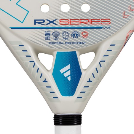 Raquette Padel ADIDAS RX SERIES LIGHT 3.4 (345 g) Gris / Bleu / Rouge 2025