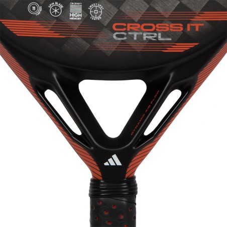 Raquette Padel ADIDAS CROSS IT CTRL (365g) Noir / Rouge AH 2024