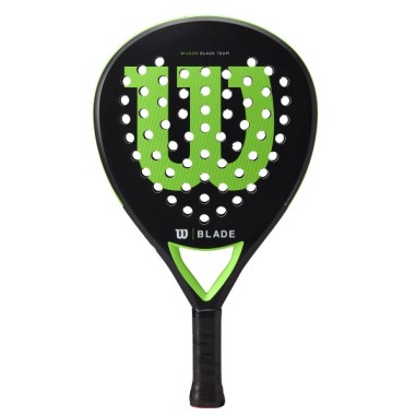 Raquette Padel WILSON BLADE TEAM V2 Noir / Vert  (370 g) 2023