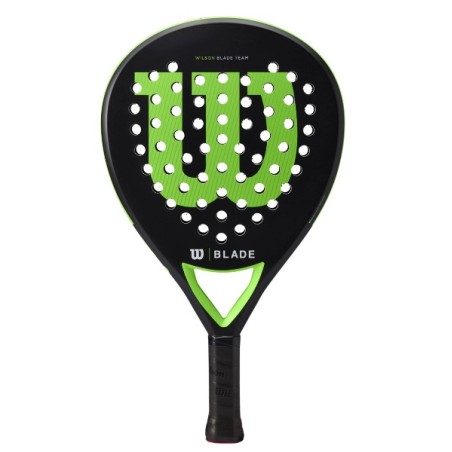 Raquette Padel WILSON BLADE TEAM V2 Noir / Vert  (370 g) 2023