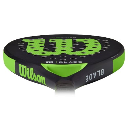 Raquette Padel WILSON BLADE TEAM V2 Noir / Vert  (370 g) 2023