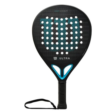 Raquette Padel WILSON ULTRA ELITE V2 Noir / Bleu (361 g) 2023