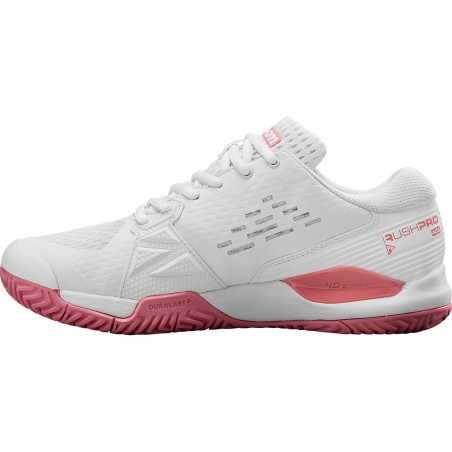 Chaussures WILSON Junior RUSH PRO ACE JR  Rose / Blanc PE 2025