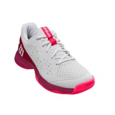 Chaussures WILSON Junior Fille RUSH PRO JR L Blanc / Rose... 2