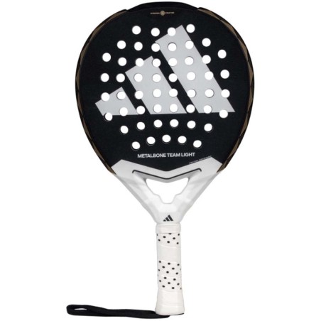 Raquette Padel ADIDAS METALBONE TEAM LIGHT Noir / Blanc / Or (355 g) 2025