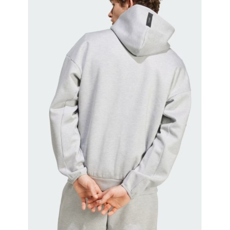 Veste à capuche zippée ADIDAS Homme ZNE FZ Gris / Noir PE 2025