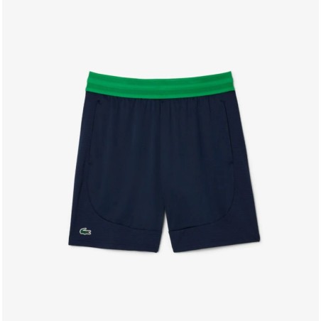 Short LACOSTE Homme Ultra Dry Stretch Bleu / Vert PE 2025