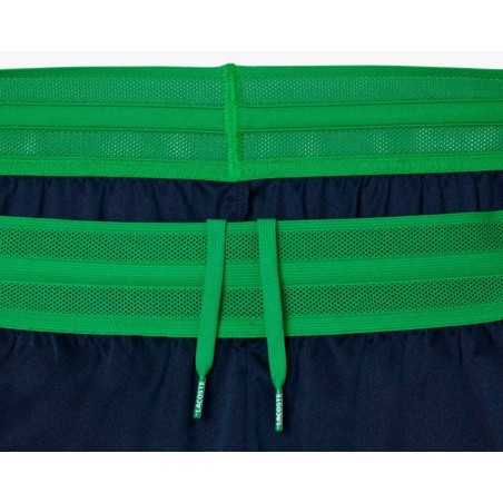 Short LACOSTE Homme Ultra Dry Stretch Bleu / Vert PE 2025