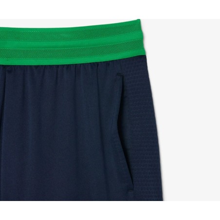 Short LACOSTE Homme Ultra Dry Stretch Bleu / Vert PE 2025