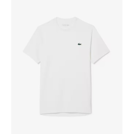 T-Shirt LACOSTE Homme Sport léger stretch protection UV Blanc PE 2025
