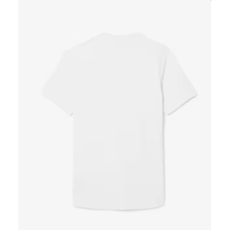 T-Shirt LACOSTE Homme Sport léger stretch protection UV Blanc PE 2025