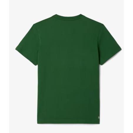 T-Shirt LACOSTE Homme Tennis Héritage imprimé Vert / Blanc PE 2025