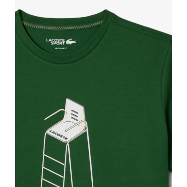 T-Shirt LACOSTE Homme ENNIS HERITAGE Vert /...