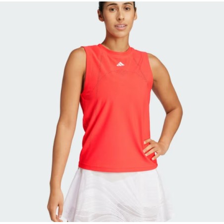 Débardeur ADIDAS Femme PRO CLIMACOOL+ MATCH Rouge PE 2025