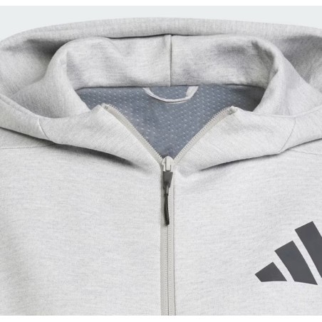 Veste à capuche zippée ADIDAS Femme ZNE HOODIE Gris / Noir PE 2025