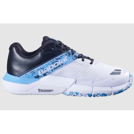 Chaussures Padel BABOLAT Homme MOVEA Blanc / Bleu PE 2025
