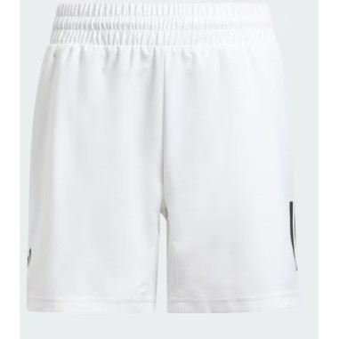 Short ADIDAS Garçon B CLUB 3S Junior Blanc / Noir PE 2025