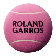 Balle WILSON Djumbo Ball Géante ROLAND Garros Rose