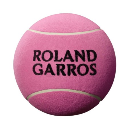 Balle WILSON JUMBO Ball Géante ROLAND GARROS 9 Rose