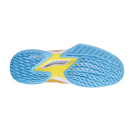 Chaussures BABOLAT Femme JET MACH 3 Toutes Surfaces Violette / Blanche 2022