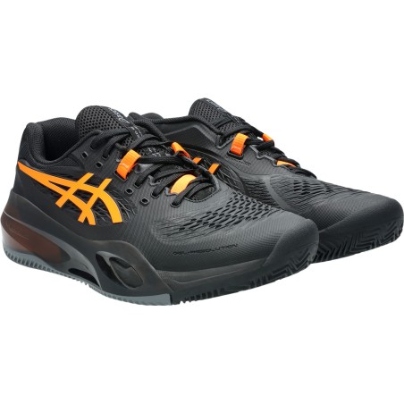 Chaussures ASICS Homme GEL-RESOLUTION X Terre Battue Noir / Orange PE 2025