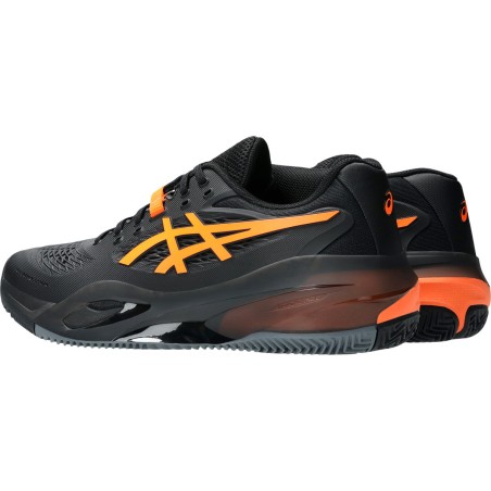 Chaussures ASICS Homme GEL-RESOLUTION X Terre Battue Noir / Orange PE 2025