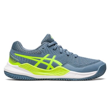 Chaussures ASICS Garçon GEL-RESOLUTION 9 Terre Battue Grise 2023