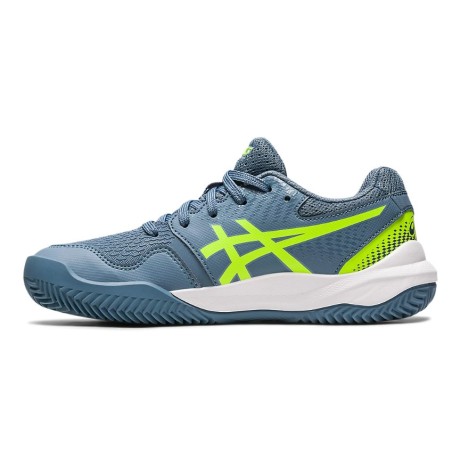 Chaussures ASICS Junior Gel-Resolution 9 Clay Terre Battue GS Grise PE 2023