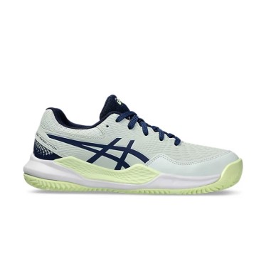 Chaussures ASICS Junior GEL-RESOLUTION 9 GS Terre Battue Vert  / Jaune PE 2024