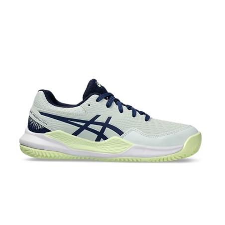 Chaussures ASICS Junior GEL-RESOLUTION 9 GS Terre Battue Vert  / Jaune PE 2024