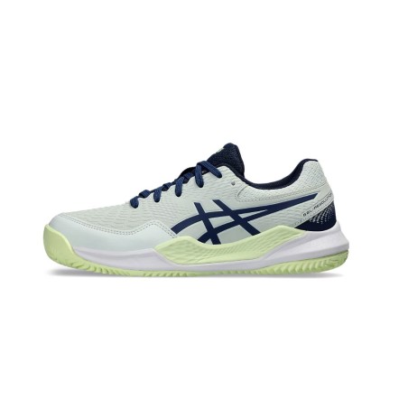 Chaussures ASICS Junior GEL-RESOLUTION 9 GS Terre Battue Vert  / Jaune PE 2024