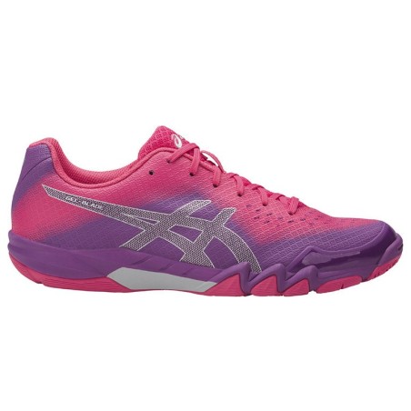 Chaussures ASICS Femme Gel-Blade 6 Indoor Rose / Violette AH 2017