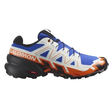 Chaussures Running SALOMON Homme SPEEDCROSS 6 Bleu / Beige / Orange PE 2023