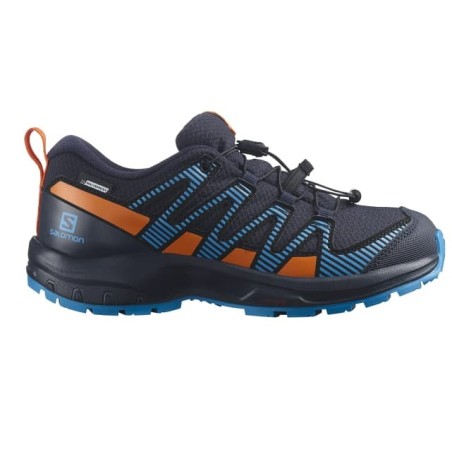 Chaussures Running SALOMON Jnuior XA PRO V8 J Bleu / Orange AH 2021