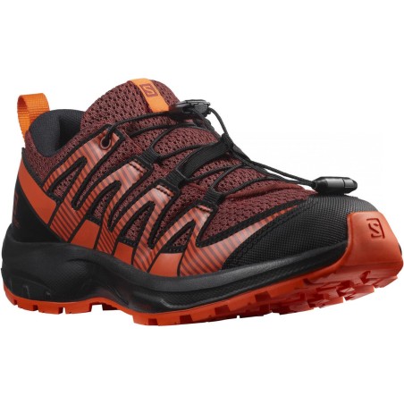 Chaussures Running SALOMON Jnuior XA PRO V8 J Noir / Orange AH 2021