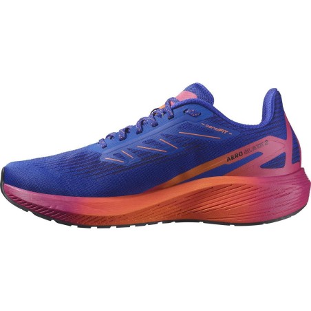Chaussures Running SALOMON Femme AERO BLAZE 2 ISD Bleu / Rose PE 2024