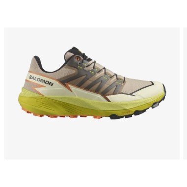 Chaussures Running SALOMON Homme THUNDERCROSS  Beige / Jaune PE 2024