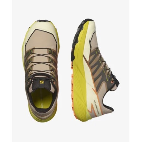 Chaussures Running SALOMON Homme THUNDERCROSS  Beige / Jaune PE 2024