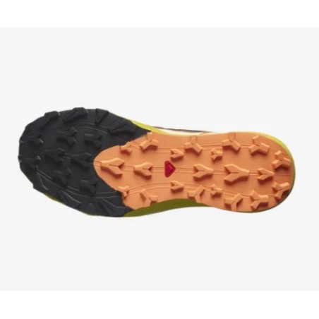 Chaussures Running SALOMON Homme THUNDERCROSS  Beige / Jaune PE 2024