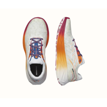 Chaussures Running SALOMON Homme AERO GLIDE 2 ISO Blanc / Orange / Rose PE 2024