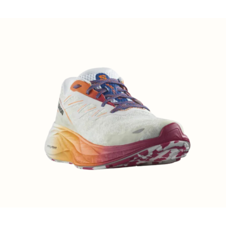 Chaussures Running SALOMON Homme AERO GLIDE 2 ISO Blanc / Orange / Rose PE 2024