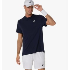 T-Shirts ASICS Homme COURT SS TOP MIDNIGHT Marine PE 2025
